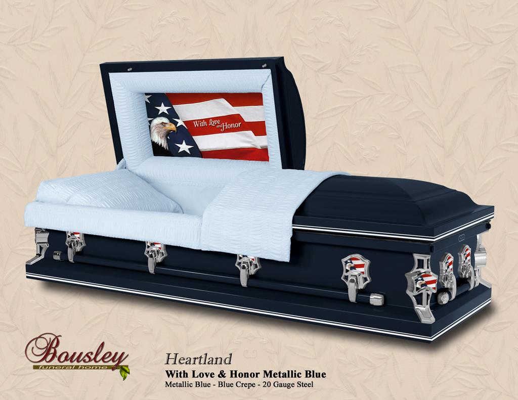 Heartland Metallic Blue With Love and Honor